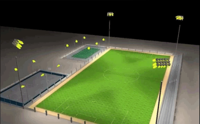 Các mẫu đèn pha LED sân bóng đá mini